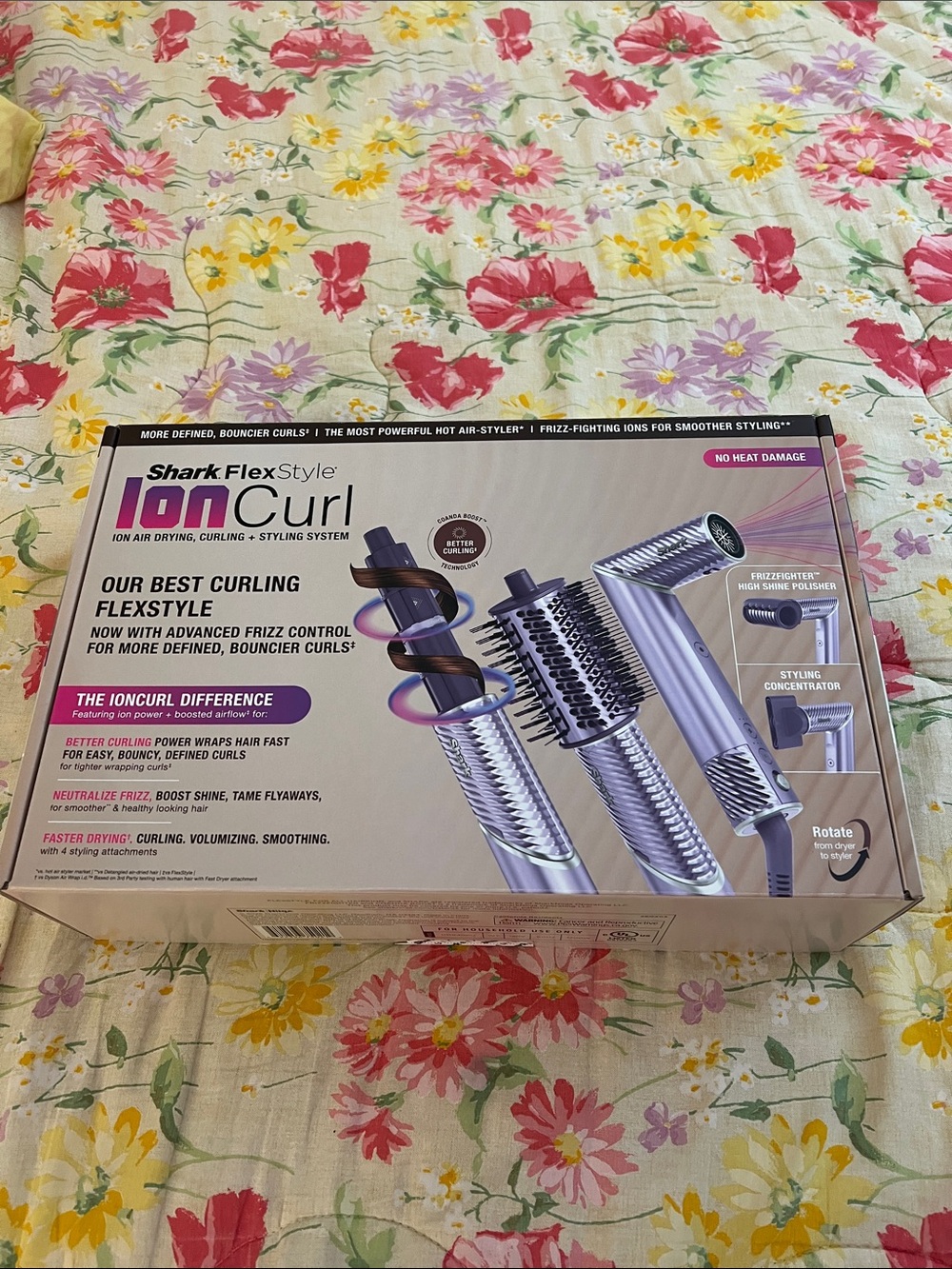 NIB FlexStyle IonCurl Hair Styling System in Purple